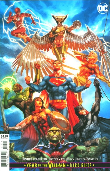 Justice League (2018) Jay Anacleto Variant Cover 30