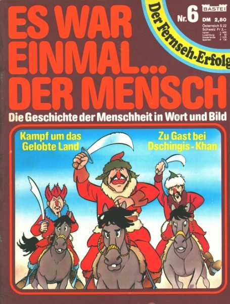 Es war einmal ... der Mensch (Bastei, GbÜ.) Nr. 1-13 kpl. (Z2)