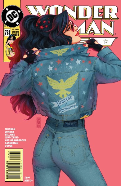 Wonder Woman (2020) '90s Month Variant Cover 793
