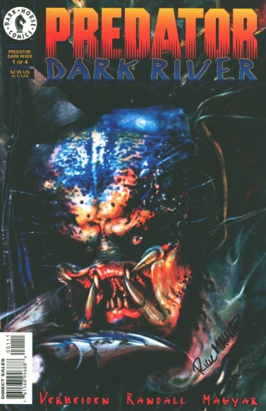 Predator: Dark River (1996) signed by Rick Magyar 1