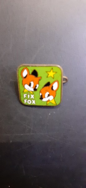 Fix Fox Anstecknadel grün NL