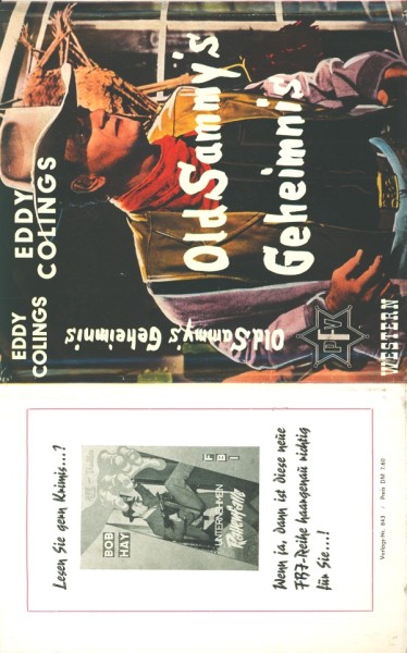 Colings, Eddy Leihbuch SU Old Sammys Geheimnis (Feldmann) nur Schutzumschlag