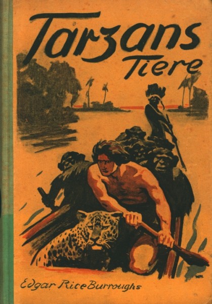 Tarzan LB VK Tarzans Tiere höhere Auflage (Dieck) Leihbuch Vorkrieg