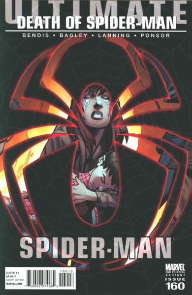 Ultimate Spider-Man (2009) 2nd Printing Variant Cover 160