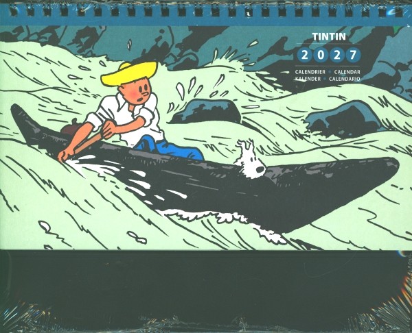 Tim & Struppi Tischkalender 2027