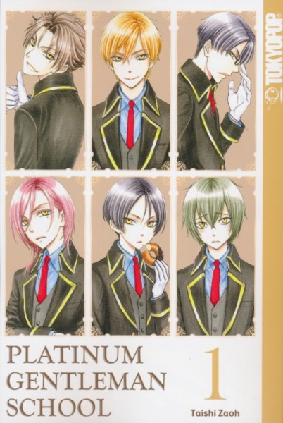Platinum Gentleman School (Tokyopop, Tb.) Nr. 1-3 kpl. (Z1)