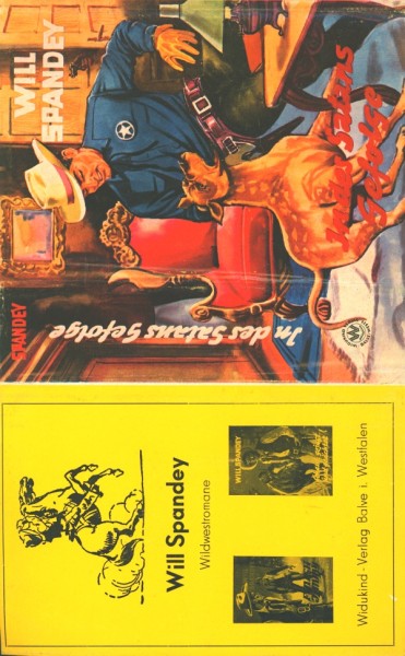 Spandey, Will Leihbuch SU In des Satans Gefolge (Widukind) nur Schutzumschlag