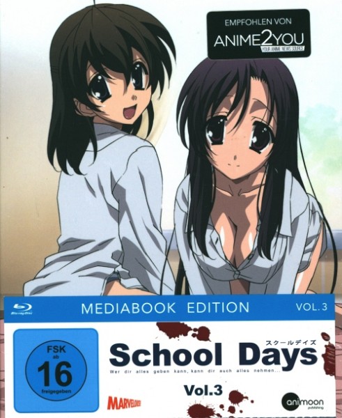 School Days Vol. 3 Blu-ray Mediabook Edition