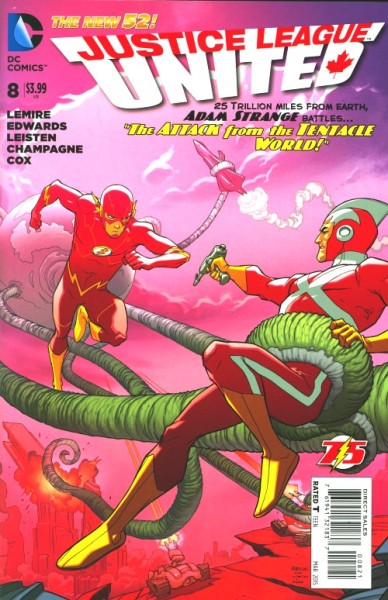 Justice League United (2014) Flash 75 Variant Cover 8