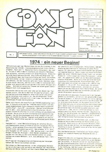 Comic Fan (Incos, Kb.) Nr. 1-6