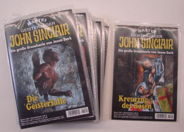 John Sinclair in 100er Paketen (Bastei) 1. Auflage Nr. 1301-1400 zus. (Z0-1)