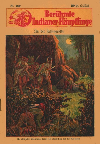 Berühmte Indianerhäuptlinge (Volksliteratur, VK) 1906-1909 Nr. 101-180 Vorkrieg