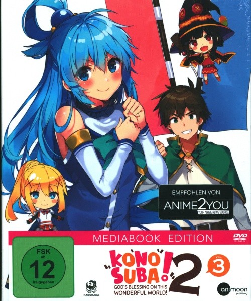 Konosuba Staffel 2 Vol. 3 DVD - Mediabook Edition