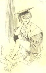 Originalzeichnung Erotische Pin-ups (Bild 093)