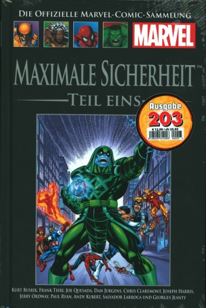 Offizielle Marvel-Comic-Sammlung 203: Maximale Sicherheit... (161)