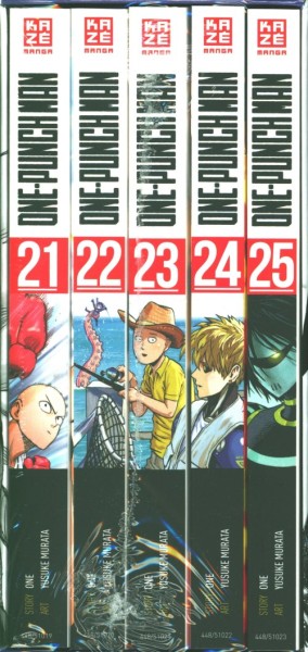 One Punch Man 21-25 im Sammelschuber