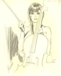 Originalzeichnung Erotische Pin-ups (Bild 103)