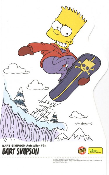 Bart Simpson-Aufsteller (Dino) 3 Bart Simpson