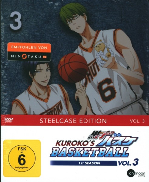 Kuroko's Basketball 1st Season Vol. 3 DVD