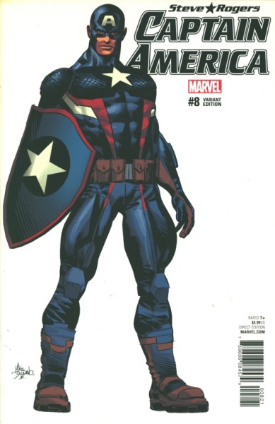 Captain America - Steve Rogers (2016) 1:10 Variant Cover 8