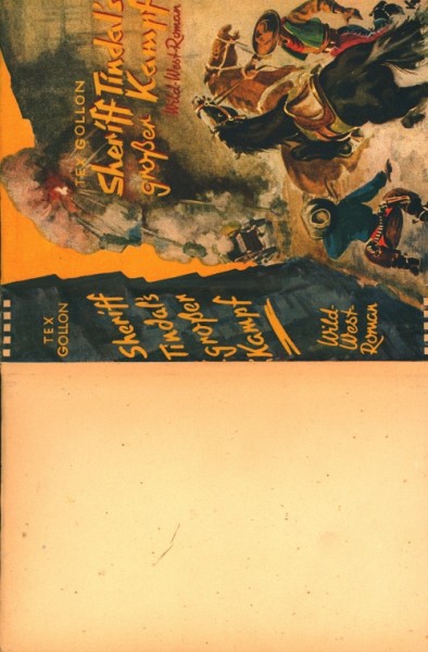 Gollon, Tex Leihbuch SU Sheriff Tindals großer Kampf (Brehm) nur Schutzumschlag