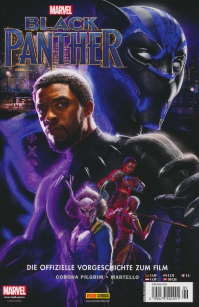 Black Panther (Panini, Gb., 2018) Offizielle Vorgeschichte zum Film