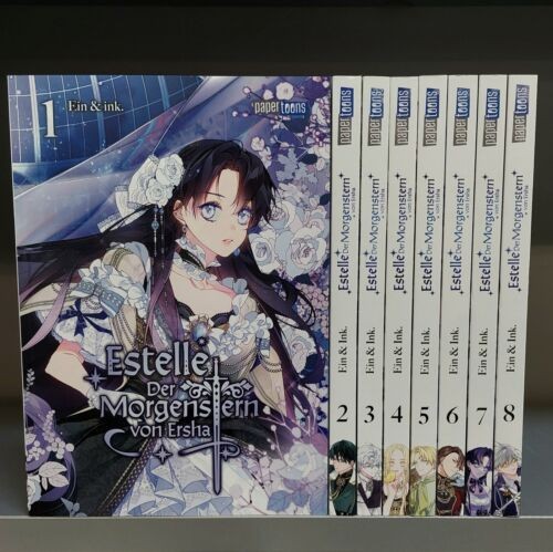 Estelle - Der Morgenstern von Ersha (Papertoons, Tb.) Nr. 1-8 zus. (neu)