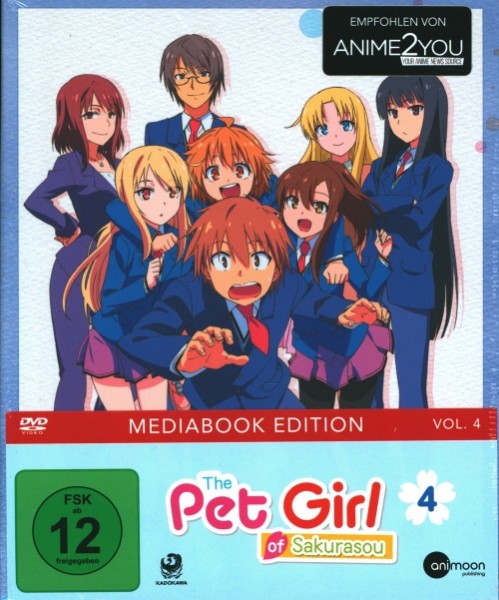 Pet Girl of Sakurasou Vol. 4 DVD (Limited Mediabook Edition)