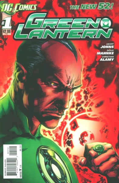 Green Lantern (2011) 2nd Printing Variant Cover 1