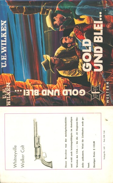 Wilken, U.H. Leihbuch SU Gold und Blei (Feldmann) nur Schutzumschlag