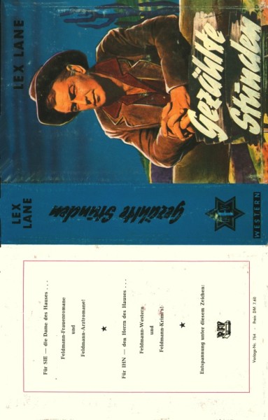 Lane, Lex Leihbuch SU Gezählte Stunden (Feldmann) nur Schutzumschlag