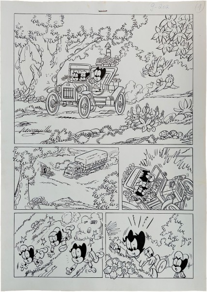 Originalzeichnung (1526) Felix 858 10 Seiten zus. ÜF