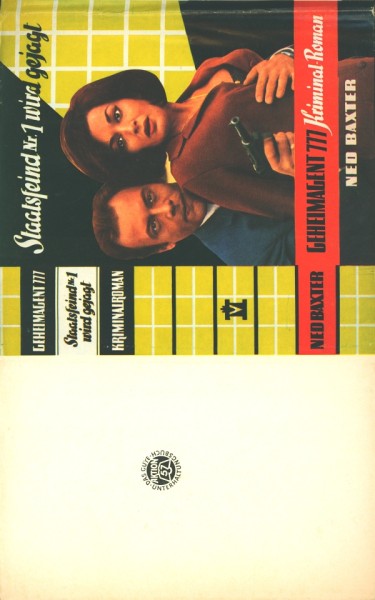 Baxter, Ned Leihbuch SU Staatsfeind Nr.1 wird gejagt (Imma) nur Schutzumschlag