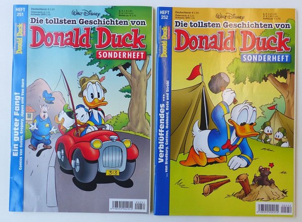 Tollsten Geschichten von Donald Duck (Ehapa, Gb.) 1. Auflage Nr. 201-300 zus. (Z0-2)