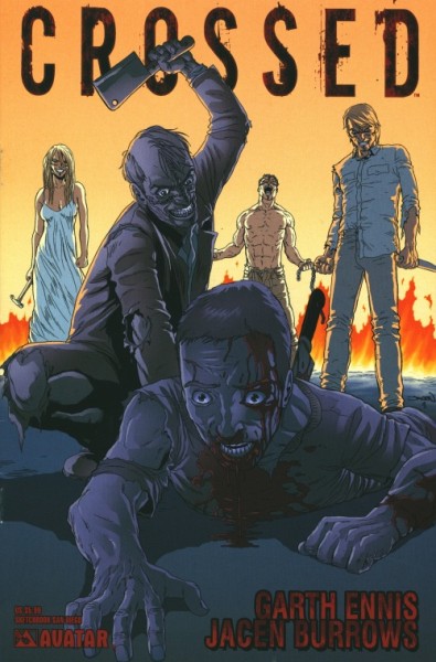 Crossed 1st series sketchbook - San Diego Cover 1