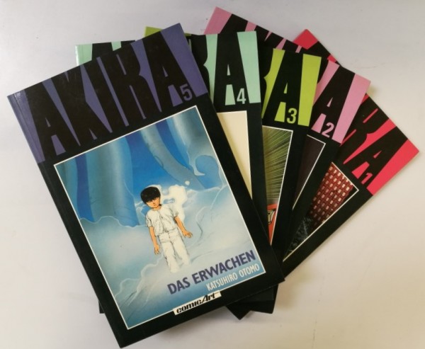 Paket 3716 5 verschiedene Akira Alben (Carlsen, Br., farbig) (Z1-2) 1. Auflage