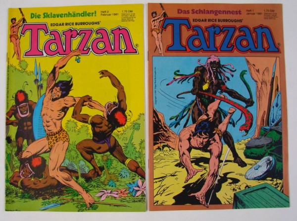 Tarzan (Ehapa, Gb.) Jhrg. 1981 Nr. 1-13 kpl. (Z1)