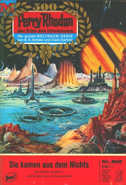 Perry Rhodan in 25er Paketen (Moewig) 1. Auflage Nr. 500-524 zus. (Z0-2)
