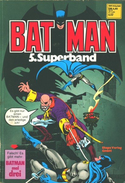 Batman Superband (Ehapa, Br.) div. Auflage Nr. 1-10