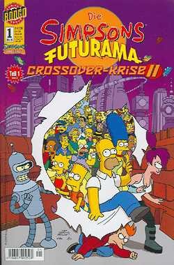 Simpsons/Futurama Crossover-Krise II (Dino, Gb.) Nr. 1+2 kpl. (Z1)
