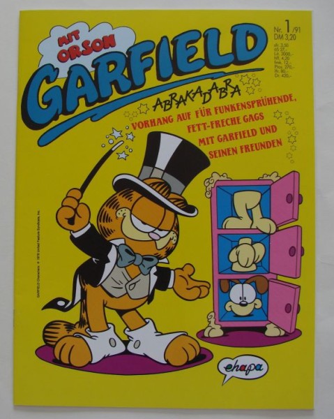 Garfield (Bavaria, GbÜ.) Jahrgang 1991 Nr. 1-12 kpl. (Z3)