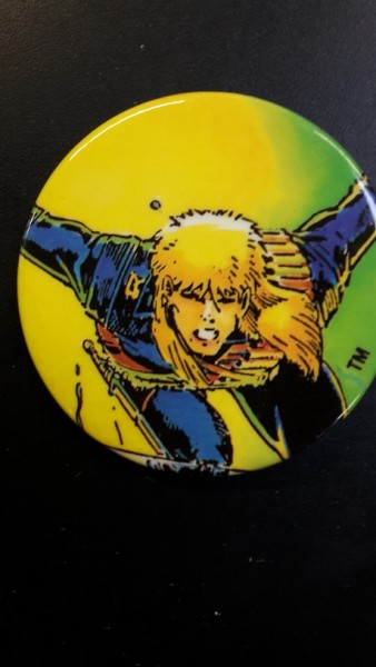 Marvel/DC Longshot Anstecknadeln/Button