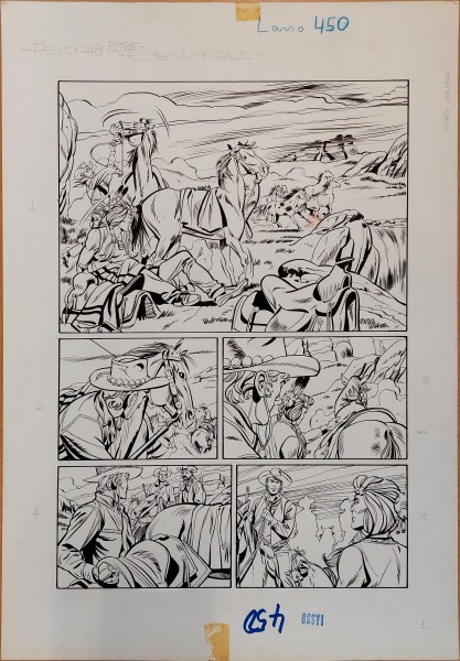 Originalzeichnung (1498) Lasso 450 27 Seiten zus. ÜF