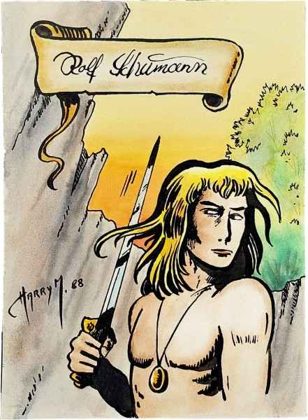 Originalzeichnung (1750) Rolf Schumann KF