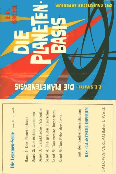 Smith, E.E. Leihbuch SU Planetenbasis (Balowa) nur Schutzumschlag
