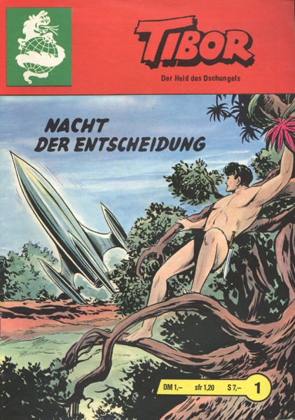 Tibor (Lehning Drachen, Gb.) roter Titelkopf Nr. 1