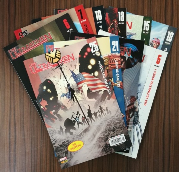 Paket 3729 10 verschiedene Ultimativen (Panini, Gb.) (Z1-2)