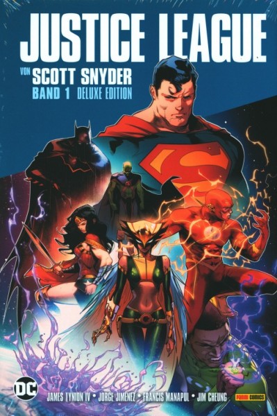 Justice League von Scott Snyder Deluxe (Panini, B.) Nr. 1+2 kpl. (Z1)