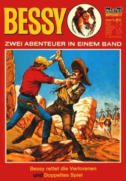 Bessy Doppelband (Bastei, Gb.) Nr. 1-80 kpl. (Z2-3)