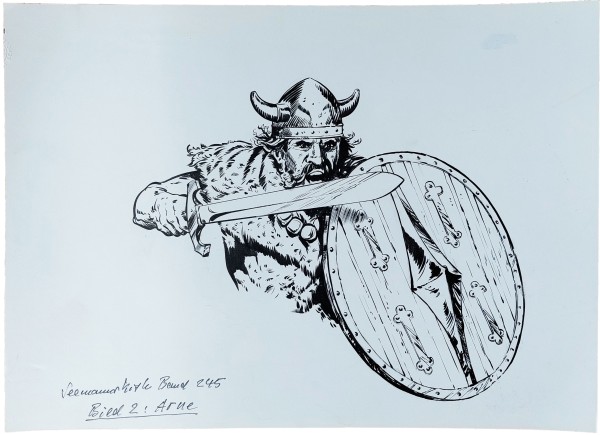 Originalzeichnung (1698) Seewölfe